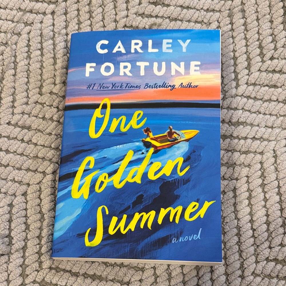 'One Golden Summer' Novel - Blue and Yellow Cover